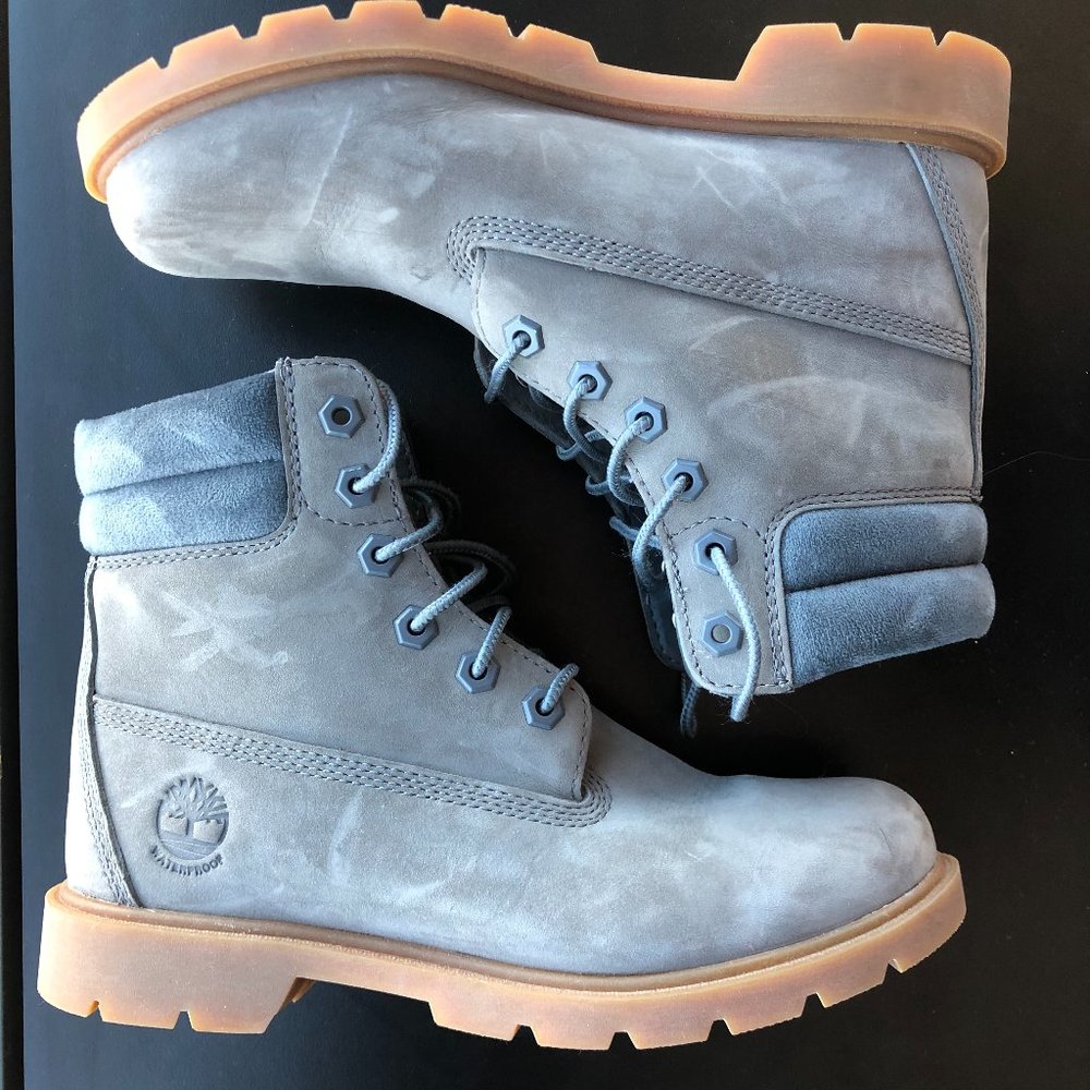 Grey Nubuk Timberland Boots Women's Size 7